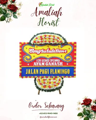 Bunga Papan Congratulation di Maccini Gusung